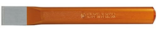 SW-stål 94503L Platt Mejsel 200 mm - Kakelmejsel för Betong och Kakel | Ergonomiskt handtag, verktyg i kromvanadin-stål med belagt slaghuvud, målad yta samt avsedd för trä och betong.