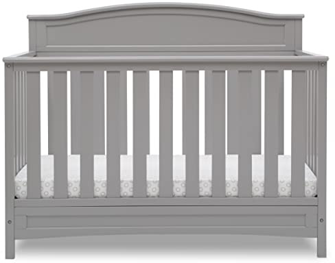 Delta Children Emery 4-in-1 Convertible Baby Crib, Pack of 1, Grey
