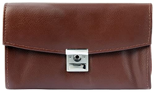 Akzent Portefeuille de serveur en cuir synthétique pour homme et femme - Format paysage - 17,5 x 10,3 x 4,0 cm - Avec 5 compartiments à billets et compartiments pour cartes - Portefeuille pour la