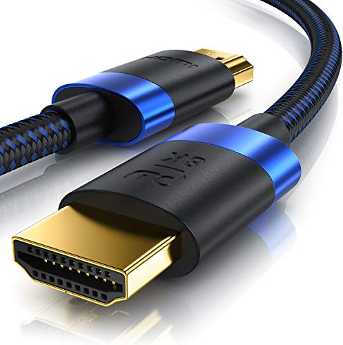 Primewire 8k 4k Câble HDMI 2.1 2.0 0,5M, 8K@60Hz 120Hz, 4K@240Hz, 48 Gbit/s, 3D, Ethernet Ultra Haute Vitesse TV Blu-ray PS5 Xbox Series X Switch