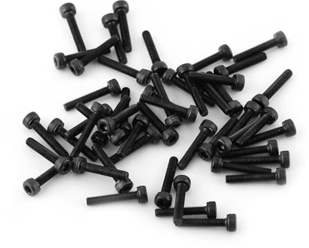 M3 Innensechskant Schrauben Schwarz 12.9 Grad legierter Kohlenstoffstahl Hohe Festigkeit Innensechskantschraube für Maschinen Möbel Reparatur DIY Haushalt Büro (M3*16mm 50 pcs/pack)