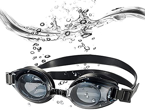 æ— å“ç‰Œ Swimming Goggles, No Leaking Anti Fog UV Protection Swim Goggles, Quick Adjustable Soft Silicone Swim Glasses with Zipper Bags for Men, Women, Junior, Kids