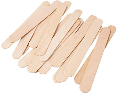 Rayher Bastelhölzer, natur, Holz FSC zertifiziert, 150 x 18 mm, Beutel 200 Stück, Holzspatel zum Basteln, Holzstiele, 64502505