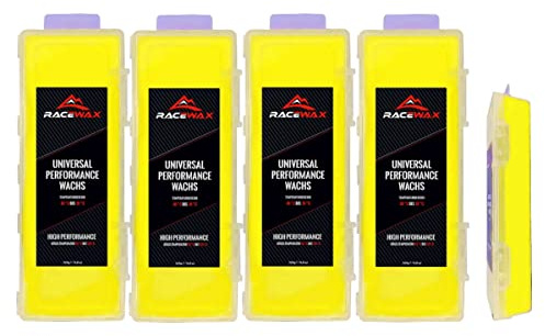 RaceWax Universal Wachs Yellow Edition Ski Langlauf Snowboard All IN ONE Wax 1 kg