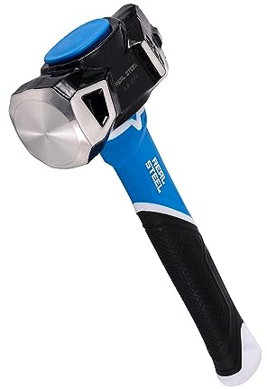 Real Steel Small Sledge Hammer, 3lb Blacksmith Hammer,Drilling Hammer with Demolition Face and Driving Face, 0574