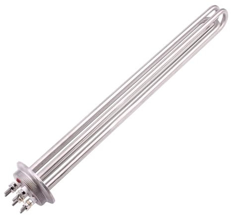 Élément Chauffant À Trois Pinces, Thermoplongeur, Élément Chauffant Électrique For Brassage De L'eau, Faible Densité De Watts, 6kw (Size : With clamp, Color : 380v)
