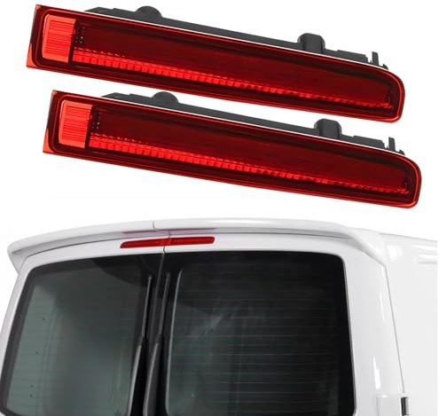 CDIYTOOL 1 Paar dritte Bremsleuchte hinten für VW Transporter T5 T6 Scheunentor High Level Bremslicht, ersetzt 7H0945097B 7E0945097E 7E0945097H 7H0945097C 7E0945097J