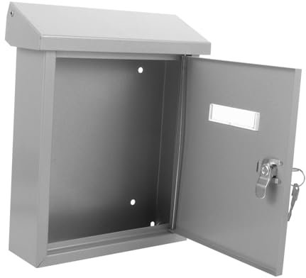 SHOWERORO Vintage Briefkasten Wandhalterung Briefkasten Metall Briefkasten Retro Stil