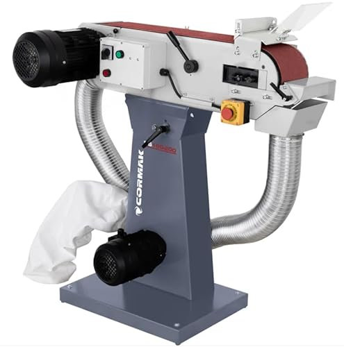 CORMAK BS150-200 Metall-Bandschleifer mit Absaugung