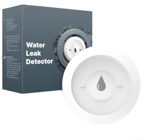 Détecteur de fuite d'eau avec détection de goutte, détecteur de fuite d'eau intelligent, mini détecteur d'inondation sans fil pour système d'alarme maison intelligente
