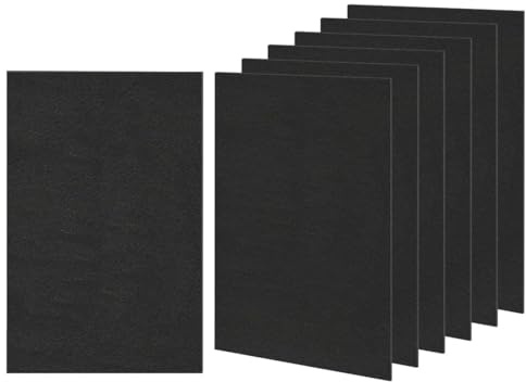 JEYORZY 6 Pezzi Feltro Adesivo,Feltrini per Mobili Pesanti,Moquette Adesiva Auto Feltro Autoadesivo Forte,Feltro Adesivo Sottosedie Quadrati Pad Protettivi Antiscivolo per Arredi(Grigio)