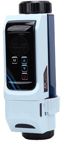Fockety Générateur de Chlore au Sel, Système de Chlorinateur de Piscine à Eau Salée Autonettoyant, Cellule de Sel pour Piscine jusqu'à 160 ㎡, Piscines Creusées et Hors Sol