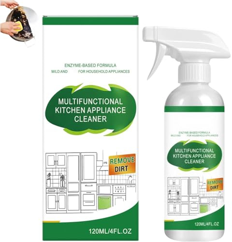 Nettoyant Multifonction Pour Appareils De Cuisine,Spray Dégraissant Puissant,Nettoyant Plaque Induction,Spray Nettoyant Inox & Plaques Cuisson,Nettoyant Inox Cuisine Qui élimine Graisse & Saleté (1PC)