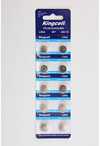 PRIMAVERA-10X Pilas DE Boton BATERIA KINGCELL LR44