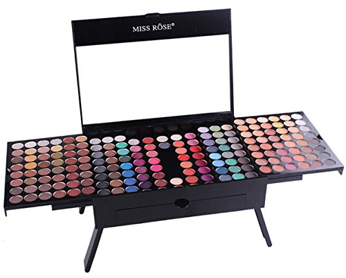 FantasyDay Make-up Geschenkset Multifunktions Kosmetik Makeup Paletten mit Lidschatten Palette, Lippenstift, Concealer, Puder, Rouge, Pinsel, Wimperntusche - Schmink Kit für Gesicht, Augen und Lippen