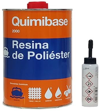 Resina Poliester 1 kg + Catalizador (1 kg)