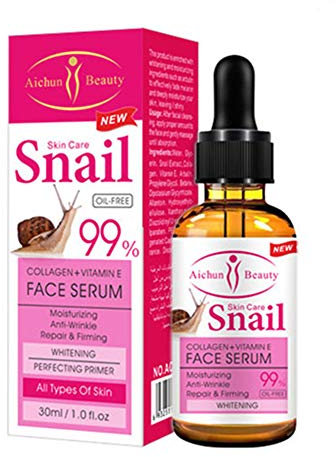 AICHUN BEAUTY Serum 99% Vitamin E Collagen Face Whitening Lifting Smoothing Oil Control Acne Perfecting Primer 4 Type (#02 SNAIL)