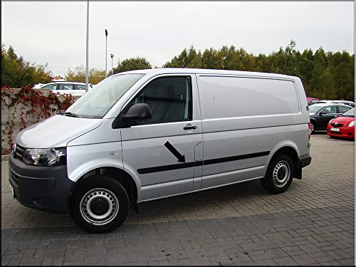 Spangenberg Seitenschutzleisten schwarz passend für Volkswagen VW T5 kurzer Radstand 2003-03.2015 F38s (3700098)