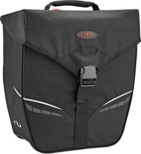 Norco Unisex – Erwachsene Orlando KS Gepäckträgertasche, schwarz, 13 Liter