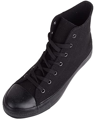 Womens Slip On Lace Up High Top Canvas Summer Trainers Pumps Sneakers