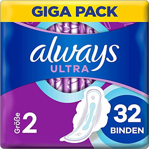 always Ultra Binde Long mit Flügeln Gigapack 32