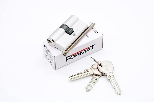 Format® Titalium TI14 Schließzylinder Zylinderschloss Türschloss Profilzylinder inkl. 3 Schlüssel | verschiedene Größen (30/55)