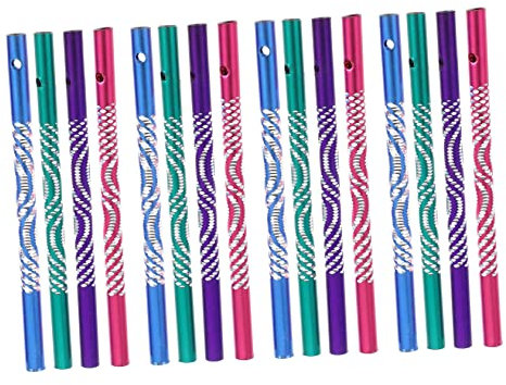Cabilock 16stücke Aluminium Windspielröhren Für Draußen Windspiel-DIY-röhren Windspiel-herstellungszubehör Langlebige Windspiel-rohre Ersatz Teile Für Windspiel-herstellung