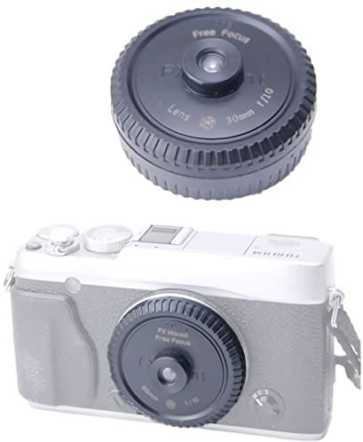 Lentille en ABS 30 mm F10 Pancake Objectif grand angle ultra fin sans mise au point pour Fujifilm (FX Mount) Accessoire de pièce de rechange