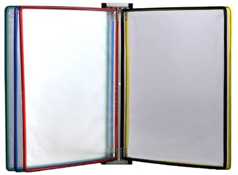 Kit Pupitre Présentoir De Table Design - Kit Pupitre Présentoir de Table, Polypropylène Porte-fichiers Mural A4, Affichage De Livre À Rabat pour Affiches, pour Stocker Et Afficher Des Documents