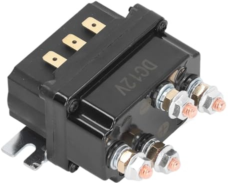 Kit de relé de cabrestante de 12V 250A con interruptor de contactor de relé de control remoto for relé de cabrestante de vehículos industriales con controlador