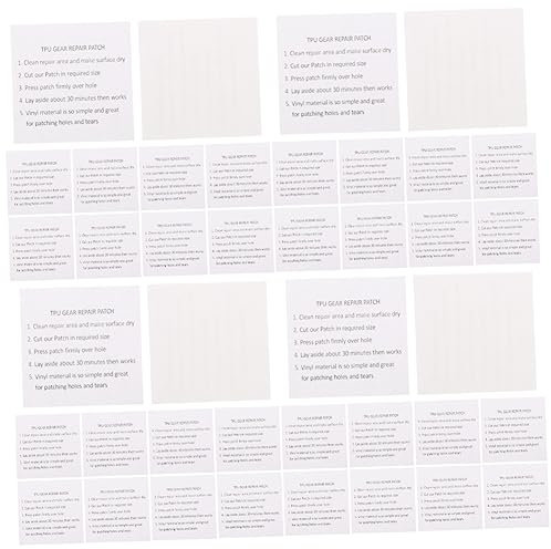 STOBOK 100 Stk Reparaturkleber für Schwimmringe Reparatur von Lecklöchern Luftmatratze reparaturset Zelt aufkleber Reparaturband Patch reparieren aufblasbar Suite