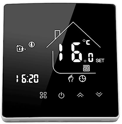Termostato Regulador de Temperatura para Calefacci¨®n, 95-240V, Sensor Inteligente con Protecci¨®n contra Interferencias para Centros Comerciales