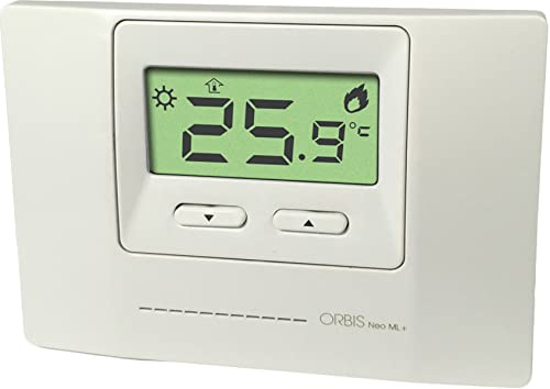 Termobrico TERMOSTATO DIGITALE DA PARETE NEO ML+ BIANCO ORBIS