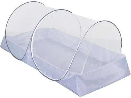 Vobumix Mosquitera Plegable, Mosquitera De Doble Puerta, Dosel para Cama, Tienda De Campaña Portátil, Mosquitera Familiar, Cama para Exteriores