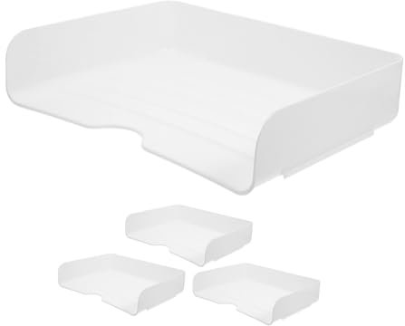 DIYEAH Stapelbares Papier Büro-datei-Organizer Papiersortierer Briefhalter Schreibtisch-zubehör Größe a