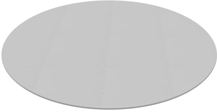 YOICUATGNA Eva Whirlpoolmatte 196cm, 12mm Dicke Anti-Rutsch Unterlage, Poolunterlage Outdoor Pool Matte Bodenschutzmatte,Whirlpool Matte Außenpool Isolation (Grau)
