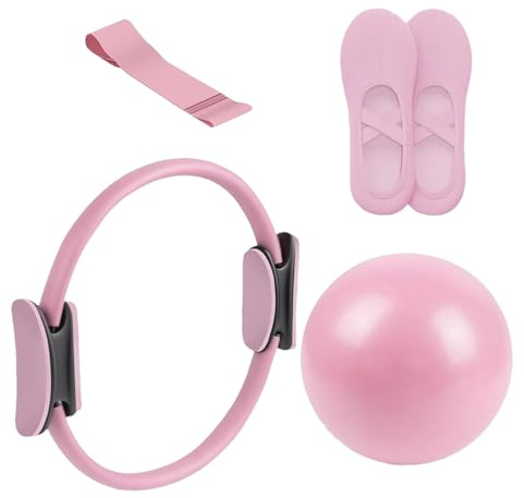 Pilates Ring Und Ball Set Pilates Set Für Zuhause Mit Yoga Ball Yoga Ring P-ilatesring Und Zubehör Widerstandsband Übungen Für Schwangerschaft Wiederherstellung Studio Zuhause