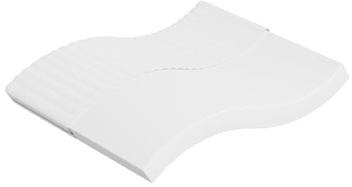 QUAHEAS Materasso in schiuma di media morbidezza, 160 x 200 cm, traspirante, reversibile con rivestimento lavabile, base ergonomica per camera da letto, materasso arrotolabile con schiuma fredda e