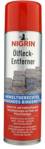 NIGRIN Ölfleck-Entferner, entfernt öl- und treibstoffbasierte Verschmutzungen, 500 ml, Grün