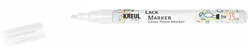 Kreul Hobby Line 47210 – Lackmålning penna fin kula spets – 1 – 2 mm – vit