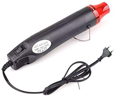 StickersLab - Pistola AD Aria Calda 300W per PELLICOLE Wrapping, per SCHERMI Smartphone, Essiccazione Fango, Guaine TERMORESTRINGENTI, ECC.