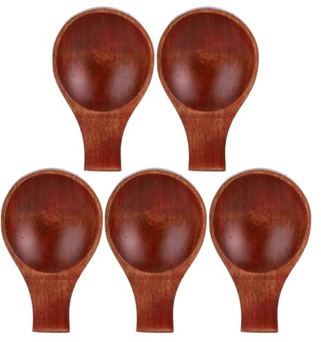 5 Pièces Plat de Sauce à Trempette en Bois, Mini Assaisonnement Plat Latéral, Plats à Condiments/Bol de Trempage de Soja Sushi avec Repose-Baguettes Plat D'assaisonnement Pour Cuisine Restaurant