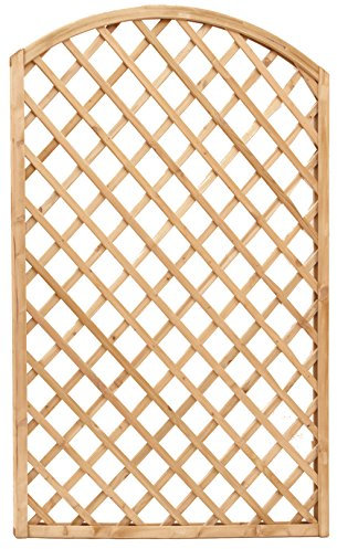 Inferramenta Koem Pannello grigliato modulare ad Arco 90x180 cm in Legno di Pino impregnato in Autoclave