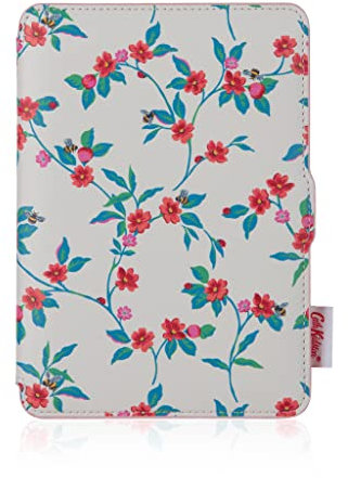 Cath Kidston Kindle Hülle von VQ - Premium Bedruckte PU Leder Hülle für Amazon Kindle Paperwhite 10th Generation (2018) - Greenwich Blumen