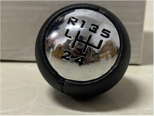 Pomo De Cambio De 5 6 Velocidades Para PEUGEOT 807 Para Expert Para Citroen Para Jumpy Para Fiat Para Ulysse Palanca De Cambio De Marchas Manual De Cuero De Pu Para Coche 2002-2009 (Color : 5-speed)