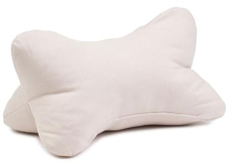 liebling Marco Lesekissen, Leseknochen, Bücherkissen, 100% Polyester, 40 x 25 cm, Farbe: Creme
