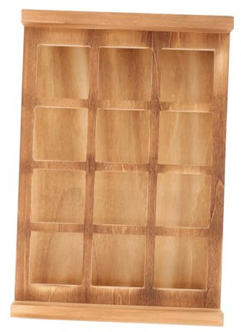 MAGICLULU Organizing Tray for Shot Glasses Multi-compartment Wine Cup Holder Bar Restaurant Party Home Decor