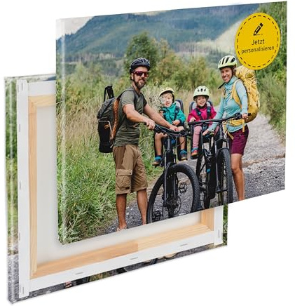 Foto auf Keilrahmen 50x40cm - personalisierte Leinwand - Fotogeschenk
