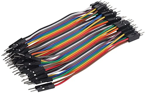 Swiixxer 40x 10cm Breadboard Steckbruecken Drahtbruecken Stecker Male to Male Jumper Wires Kabel