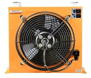 Radiatore aria-olio idraulico, Radiatore in lega di alluminio colo radiatore 'olio idraulico Apparecchiatura meccanica raffreddata ad aria Dissipazione del calore per sistema idraulico CNC(AC380V)